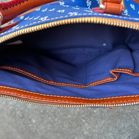 Dooney & Bourke Dodgers Satchel with Leather Accents - Picture 7 of 7